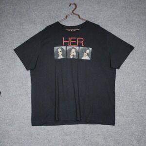 HER Black Tour T Shirt 3X R&B Singer Concert Merch Cotton